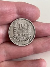 Frankreich - Vierte Republik - 1947 - 10 Francs - gro&szlig;e Kopfvariante