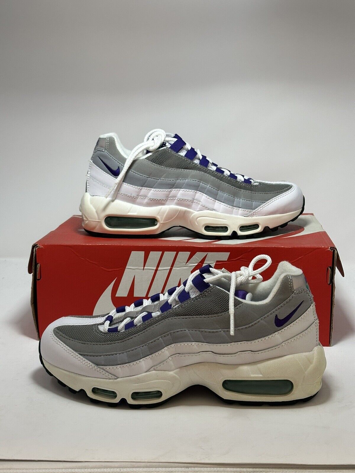 Size 8.5 - Nike Air Max 95 Grape 2018 for sale online | eBay