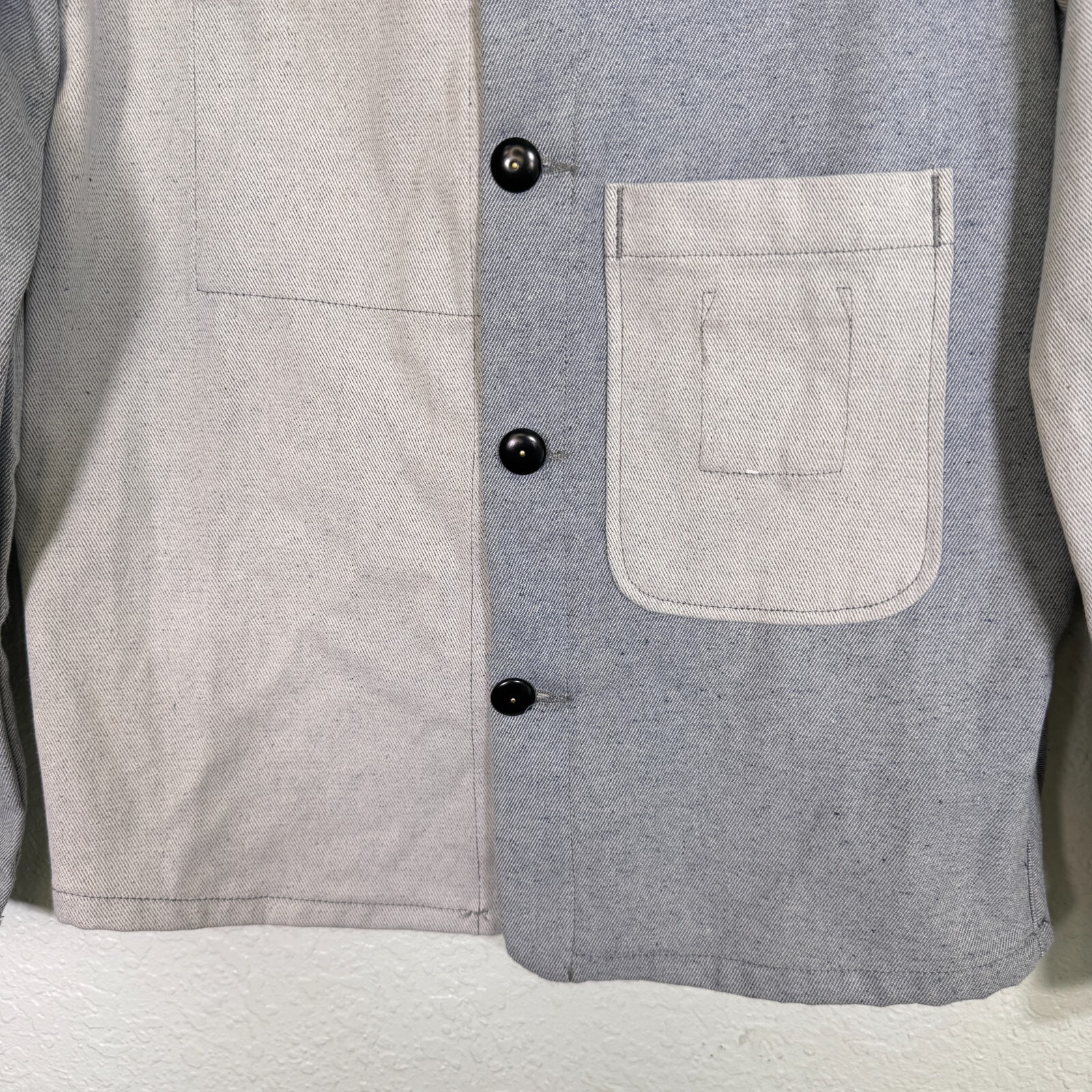 Imperfects Shepards Jacket Mens Patchwork Mix Den… - image 6