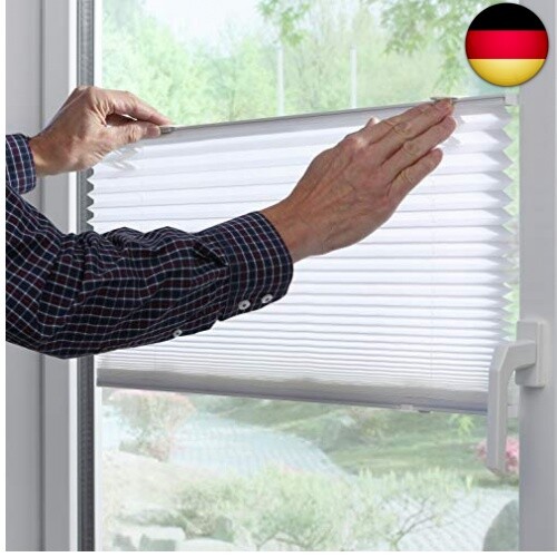 GARDINIA Solo Plissee ohne Bohren, Mit Saugnäpfen, Blickdichtes Falt-Rollo, - Bild 4 von 13