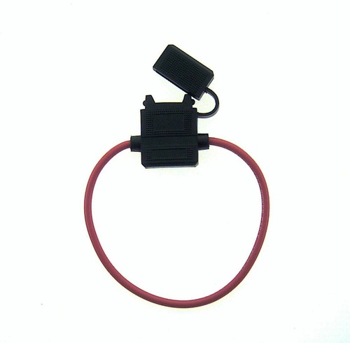 5Pack 14Gauge Inline ATC Fuse Holder+7.5AMP Fuse With Cover New Car TruckInstall - Picture 2 of 3