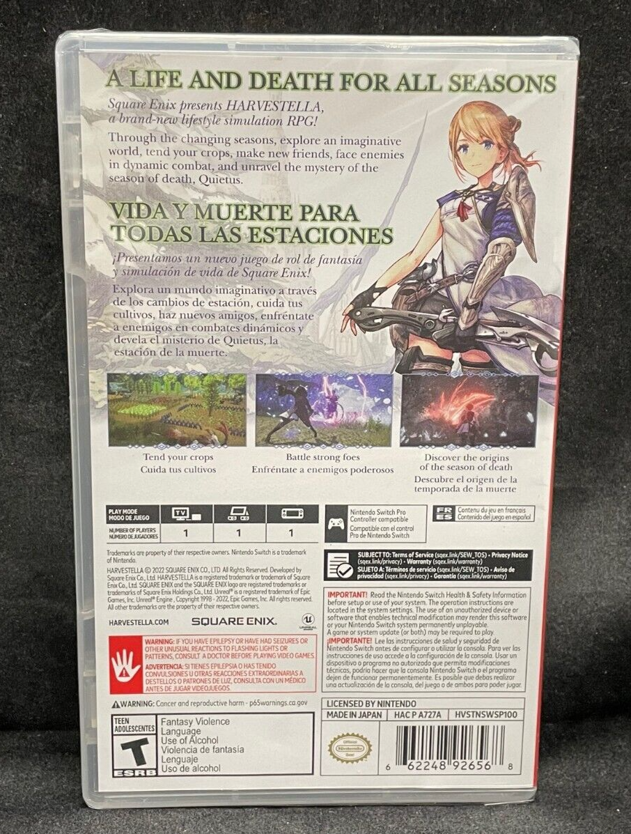 Harvestella (Nintendo Switch) BRAND NEW / Region Free | eBay