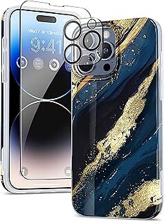 GVIEWIN for iPhone 15 Pro Case with Screen Protector+Camera Lens Protector| [Mil