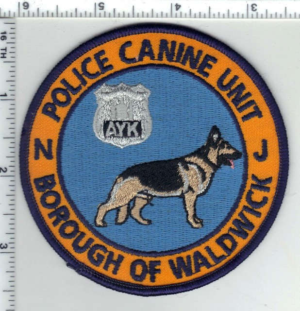 Borough of Waldwick Police (New Jersey) 2nd Issue Canine Unit Shoulder