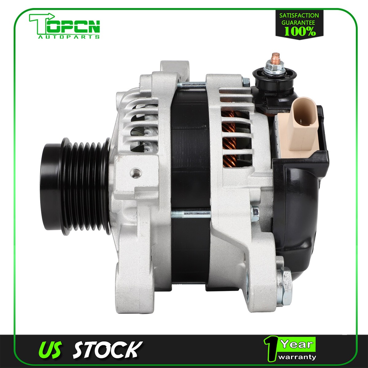 A-3 Alternator 125Amp for Toyota Corolla 2014-2019 L4 1.8L 104211-3301