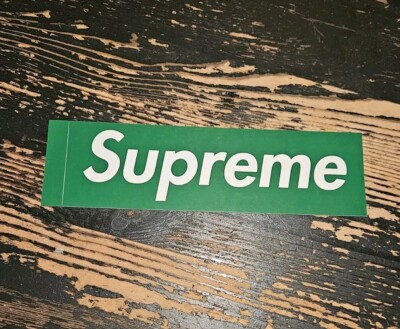 Supreme Green Box Logo Sticker FW24 Season Opening + FREE SURPRISE