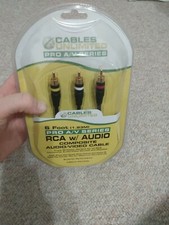 Cables Unlimited RCA w/ Audio Composite Cable BRAND NEW SEALED! 