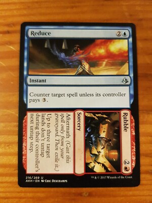 1x MTG Magic The Gathering TCG Reduce Rubble - Rare - Amonkhet