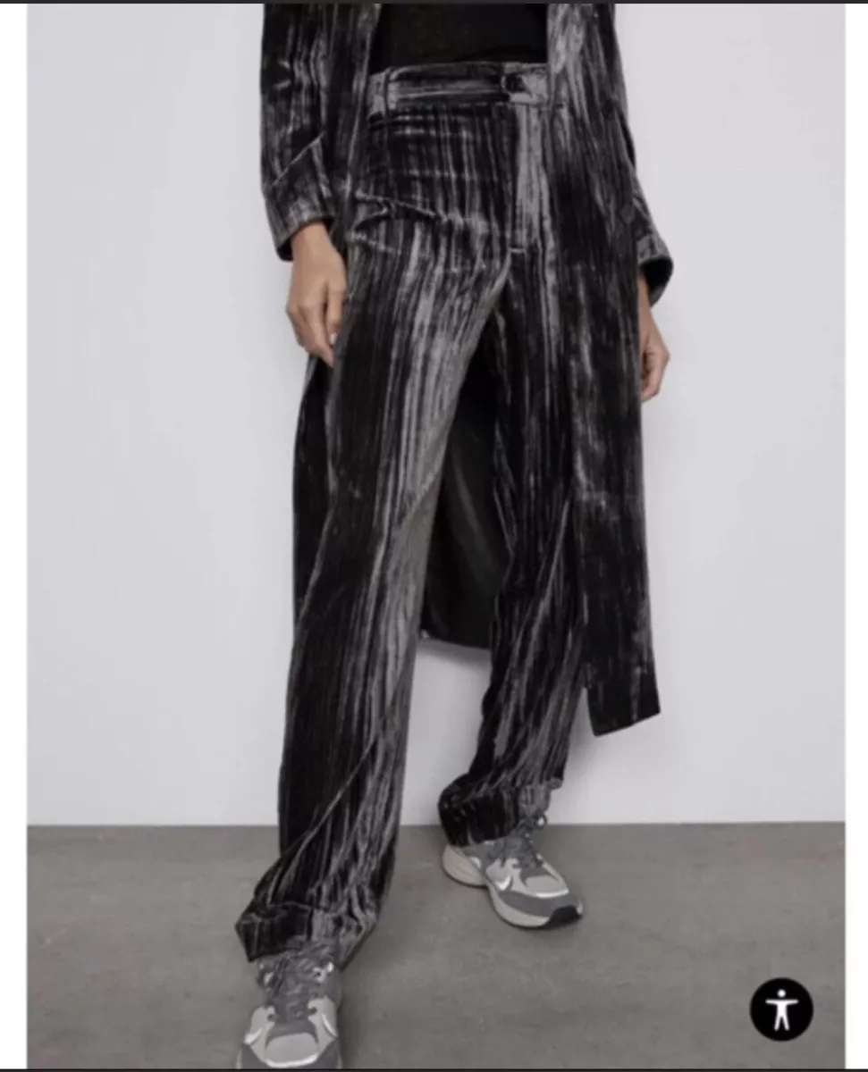 Pleated velvet pants - Women | MANGO OUTLET USA