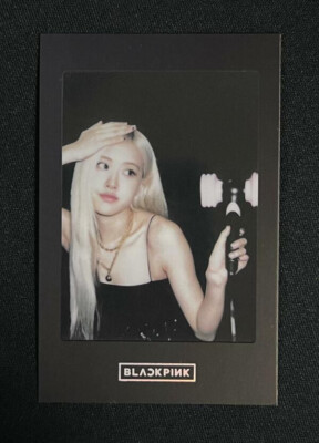 BLACKPINK リリイベ カード BLACKPINK LISA ポストカード 3枚セット サインカード付き