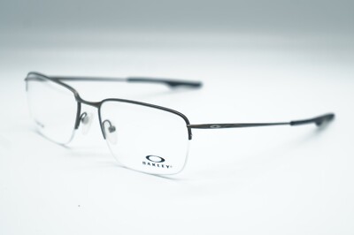 NEW OAKLEY OX5148-0256 WINGBACK SQ PEWTER AUTHENTIC EYEGLASSES FRAME 56-18