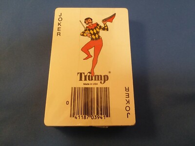 Trump Playing Cards Vintage New and Sealed ~ Cardinal Apple Tree