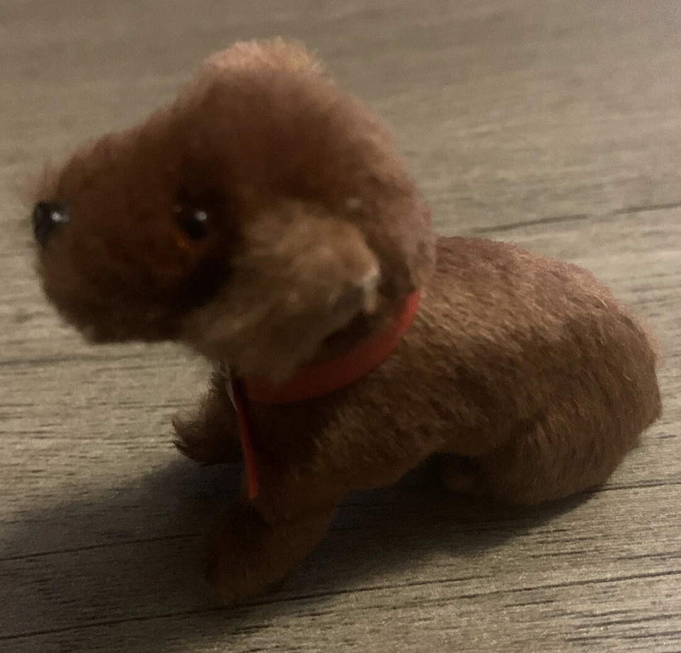 Perro vintage de Alemania Occidental - Juguetes de piel originales Foto 2 de 4