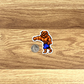 Double Dragon Stickers Nintendo NES Pixel Art 21 Sticker Pack