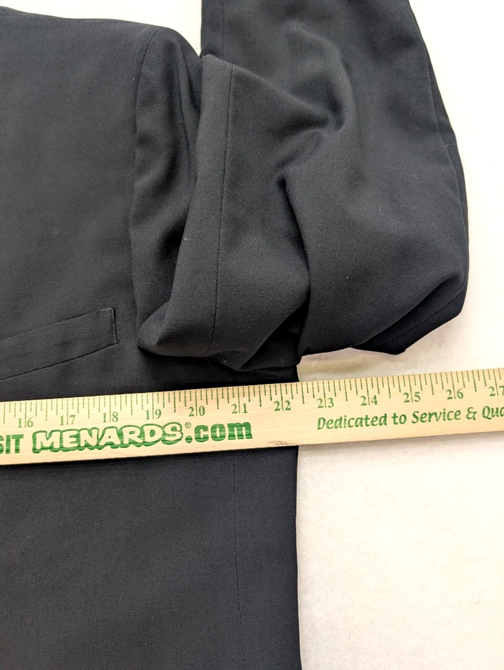 After Six Vintage Men's Tuxedo Size 42R Black Pants Sz 38x30 Formal Wedding - Image 4 of 4