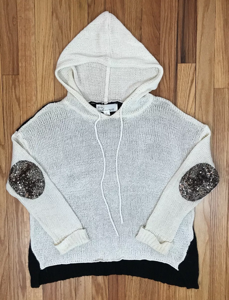 Sequin elbow hotsell patch sweater