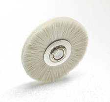 2" Soft Bristle Wheel Brush Nylon Hub Center Jewelry Cleaning Polishing