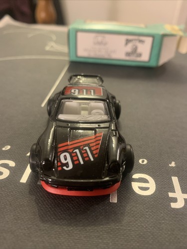VINTAGE MAJORETTE NO. 209 BLACK PORSCHE 911 TURBO - New In Box/ Box Wear - Picture 2 of 10