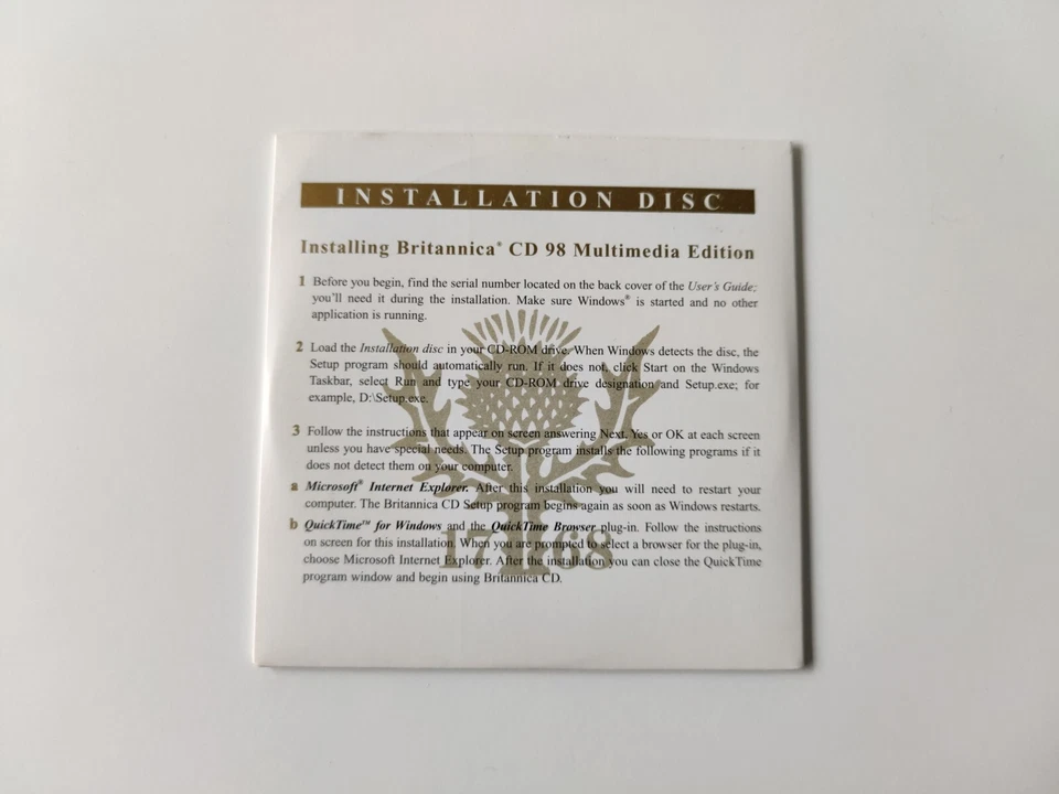 Encyclopaedia Britannica CD 98 Multimedia Edition International Version - Image 2 of 4