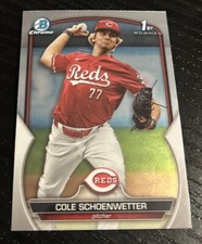 2023 Bowman Draft Cole Schoenwetter 1st Bowman Chrome