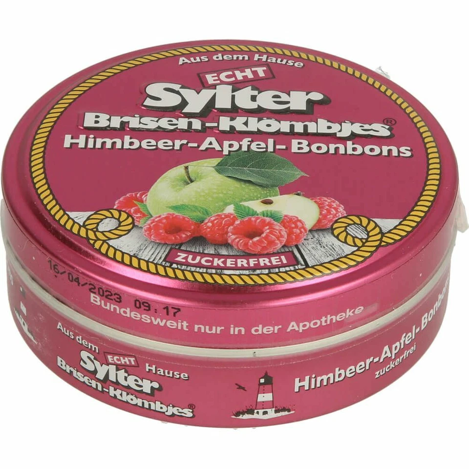 SANOTACT GMBH ECHT SYLTER Himbeer-Apfel Bonbons zuckerfrei 70 g PZN00264816