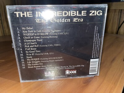 洋楽 THE INCREDIBLE ZIG/THA GOLDEN ERA/G-RAP The Incredible Zig - Tha Golden Era: Rare G Funk: | eBay
