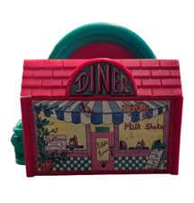 Pound Puppies Kibble Corner Hideaway Diner Playset Vintage 1996 includes 3 PETS