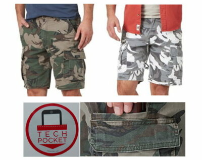 wrangler relaxed fit cargo shorts