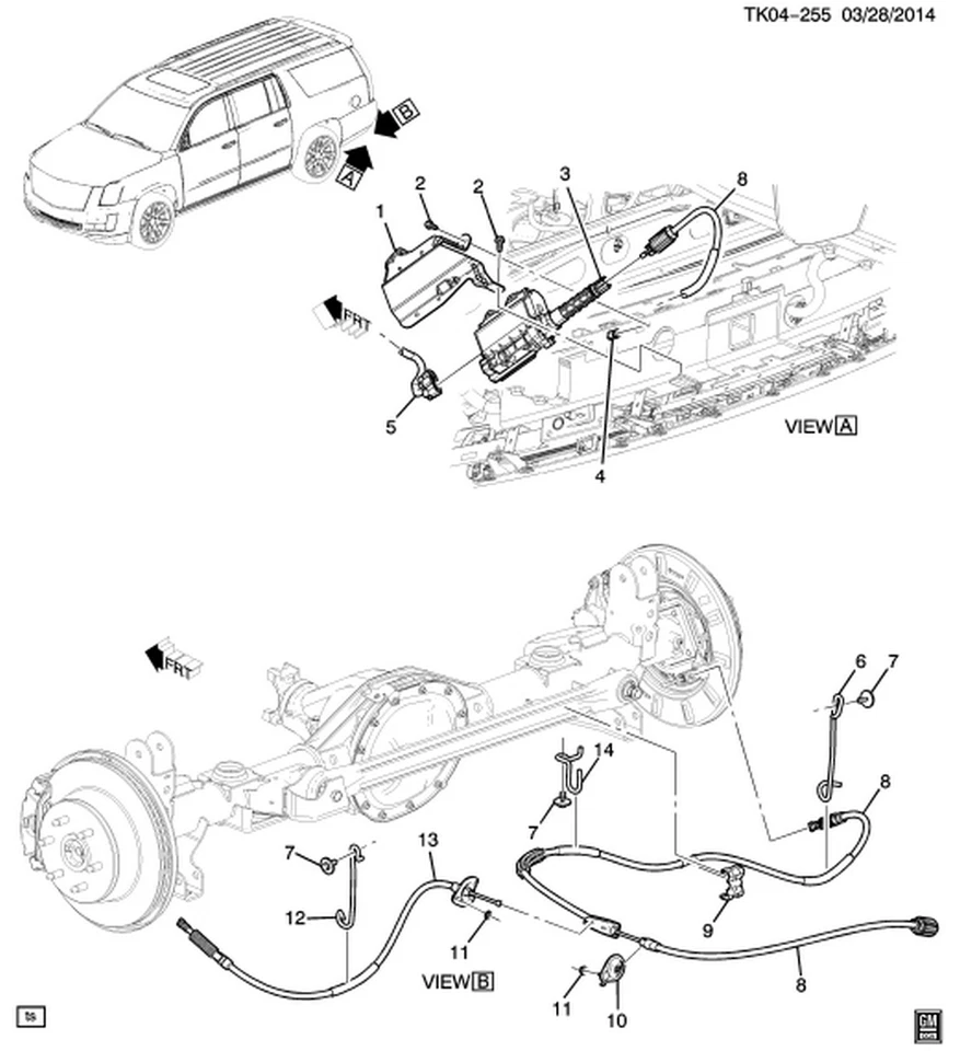Módulo electrónico de freno de estacionamiento 2018 Cadillac Escalade Chevrolet Tahoe GMC Yukon Foto 2 de 4