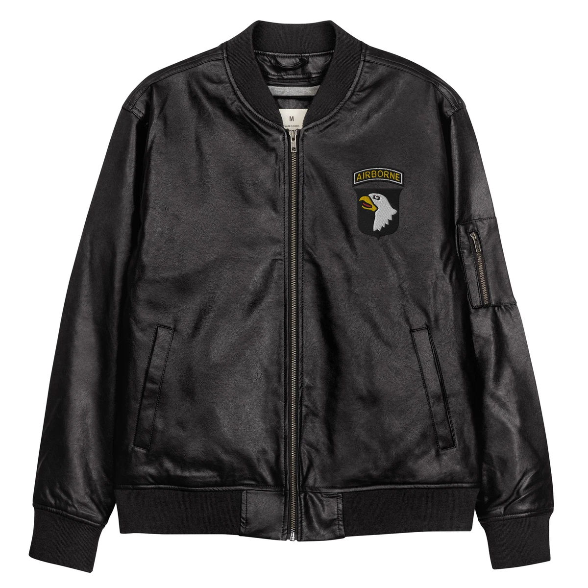 Airborne leather best sale jacket