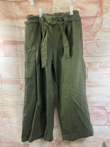 Max Studio Womens wide leg cropped 