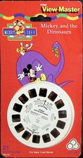 Mickey Mouse and the Dinosaurs 3d View-Master 3 Reel Set SEALED