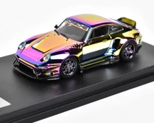 DCM DragonBo 1:64 Plating RWB 993 Classic Sports Model Diecast Metal Car