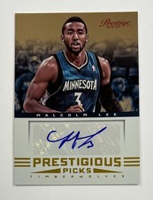 2012 Panini Prestigious Picks #36 Malcolm Lee Auto AR90