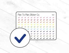 1101 Checkmark Planner Stickers.