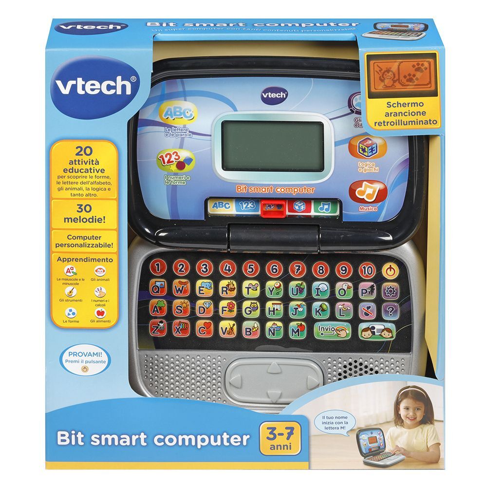 Bit Smart Computer vtech Computer Interattivo per Bambini 3+ Baby
