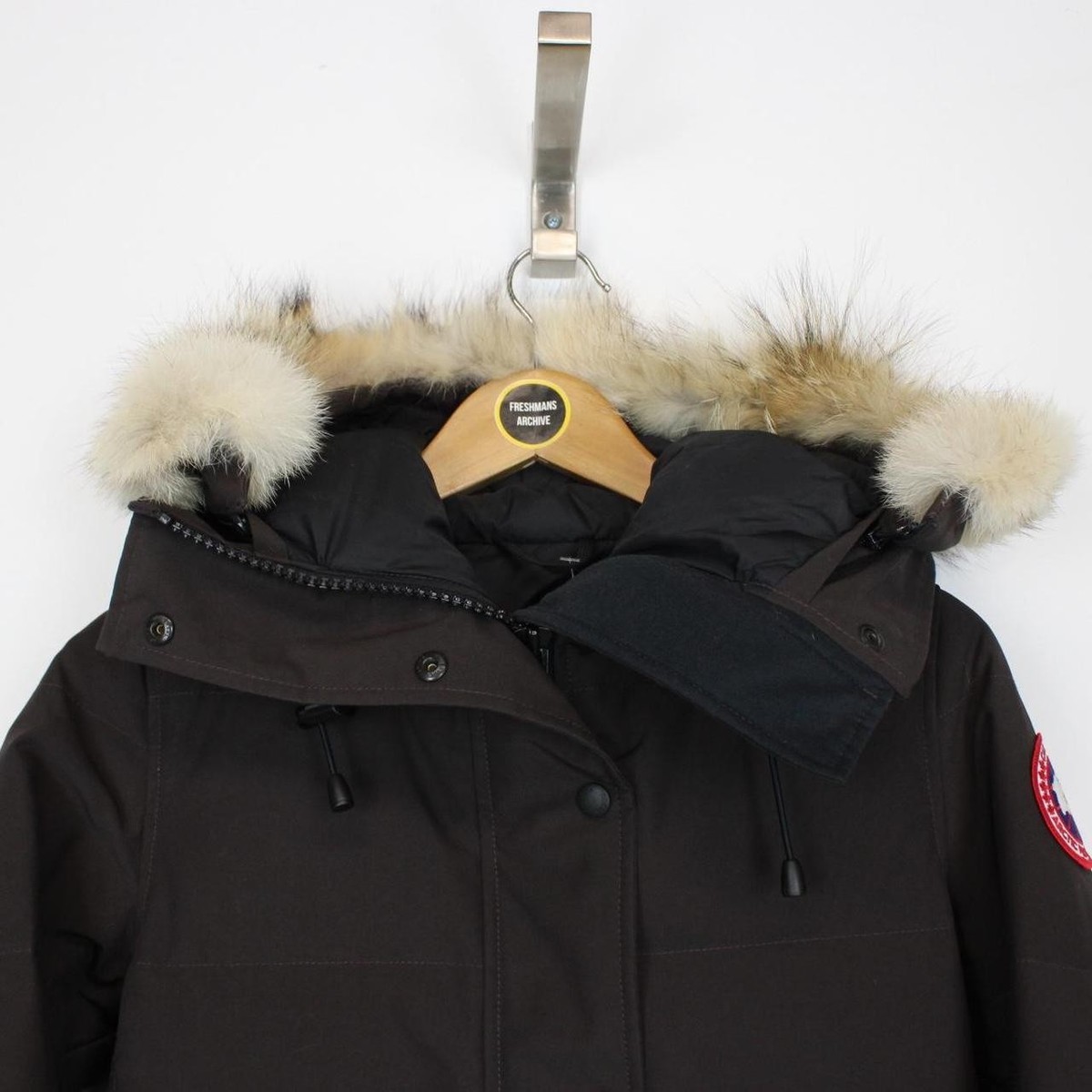 Canada Goose Brown Mackenzie Parka Down Jacket with Fur Trim - Main Image