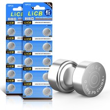 LiCB 20 Pack LR44 AG13 357 303 SR44 Battery 1.5V Button Coin Cell Batteries