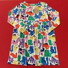 Mini Boden Unique & Playful Girls "PETS" Pocket Dress. 8–9 Years. Perfect Gift!