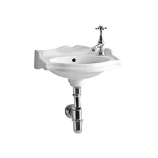 Whitehaus AR035-R Isabella 14-3/4" Wall Mounted Bathroom Sink - White