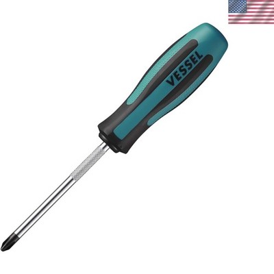 High Precision JIS Screwdriver +2x100 - Ergonomic, Non-Slip Handle for Easy Use
