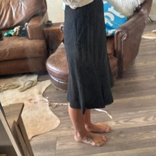 AB Studio Black A-Line Skirt