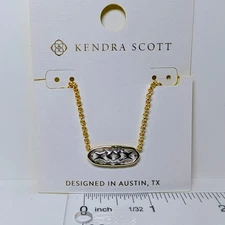 Kendra Scott Janie Gold Necklace with Silver