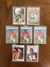 LOT OF (7) 1972 1973 1974 TOPPS RB LEGENDS JOHN RIGGINS FLOYD LITTLE LEROY KELLY