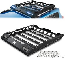 Universal Roof Rack Cargo Basket Holder 55x40.98 150lbs Capacity W Cargo Net Universal Roof Rack Cargo Basket Holder 55x40.98 150lbs Capacity W Cargo Net