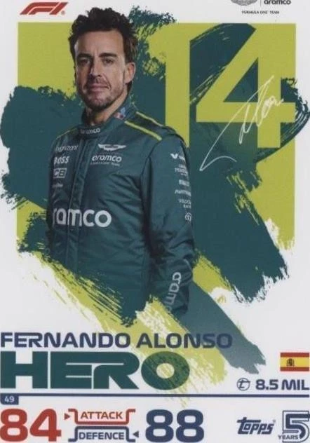 2024 Topps F1 Turbo Attax - Fernando Alonso #49