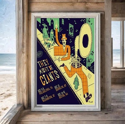 They Might Be Giants Poster West Coast Tour Dec 2025