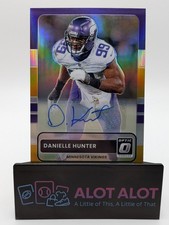 2025 Panini Donruss Optic Danielle Hunter AUTO #27 Retro Minnesota Vikings 
