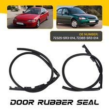 New For Honda Civic Eg Coupe 1992-1995 Front Door Sub Seal Pair Left Right