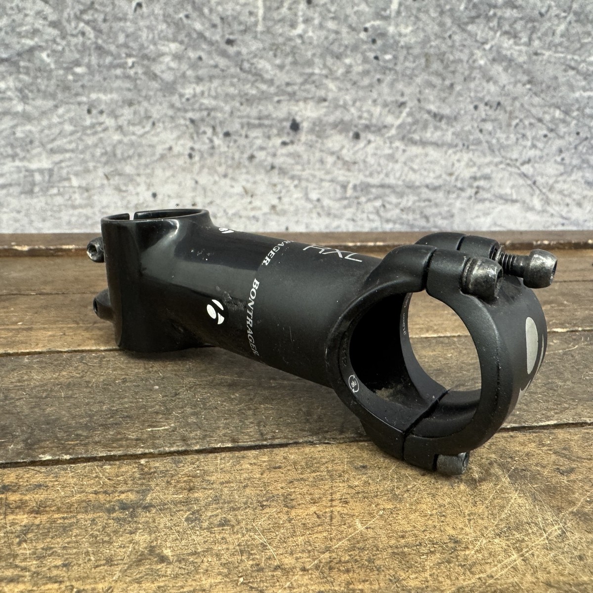 Bontrager RXL Bike Stem 90mm 31.8 1 1/8 Threadless Black Alloy
